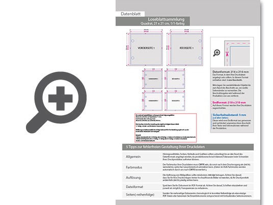 Product Bild loseblattsammlung_21_0_cm_x_21_0_cm__304_bl__tter_pro_sammlung__vorne_und_hinten_schwarz_(1_1)